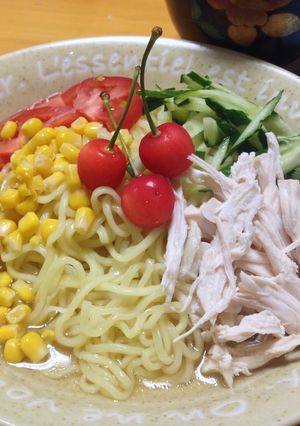 バンバンジーの冷ラーメン-レシピのメイン写真