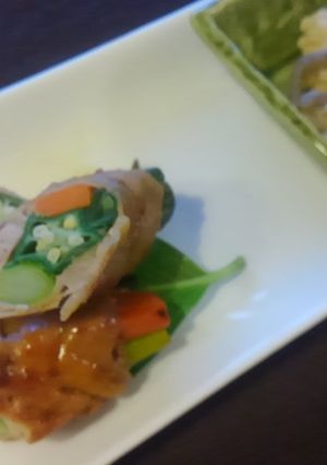 ☆夏野菜の豚肉巻き☆-レシピのメイン写真