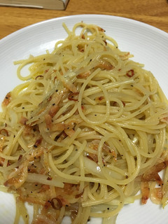 桜エビと玉ねぎのパスタ-レシピのメイン写真