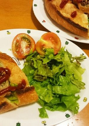 揚げ餃子のsandwich♪-レシピのメイン写真