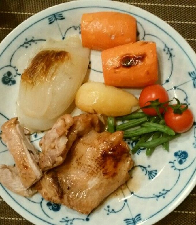 「ダッチオーブン」で放置鶏肉」料理〜-レシピのメイン写真