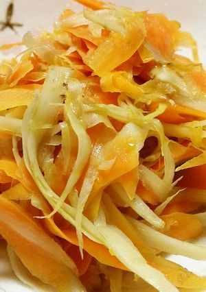 ごぼうとにんじんの塩きんぴら☆-レシピのメイン写真