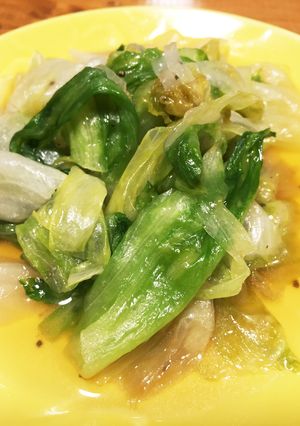 簡単!レタス炒め-レシピのメイン写真