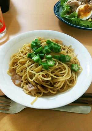 じゃことオクラの和風ペペロン～醤油味～-レシピのメイン写真