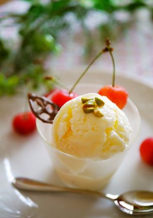 簡単安いヘルシーなのに濃厚アイスクリーム-レシピのメイン写真
