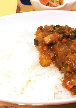 夏野菜ゴロゴロキーマカレー-レシピのメイン写真