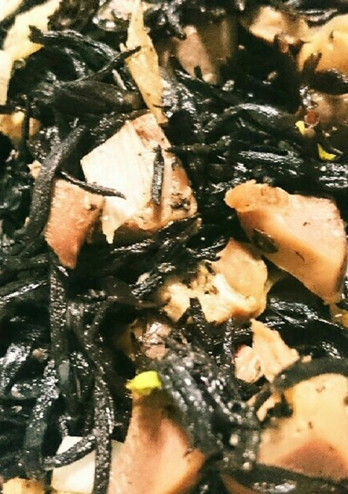 ひじきと砂肝の薬味炒め-レシピのメイン写真