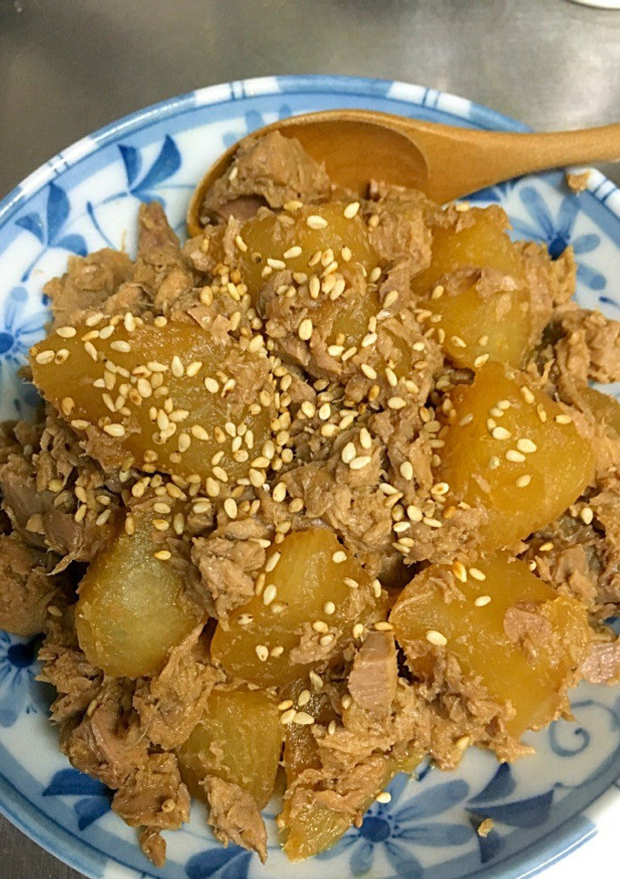 鮪と大根の照り煮-レシピのメイン写真