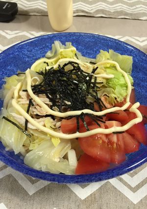 あっさりサラダうどん-レシピのメイン写真