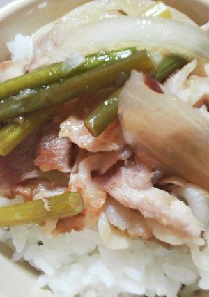 豚スタミナ丼-レシピのメイン写真