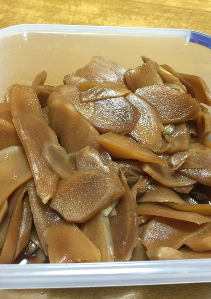 作り置き 新生姜の醤油煮-レシピのメイン写真