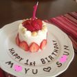 1歳☆バースデーケーキ