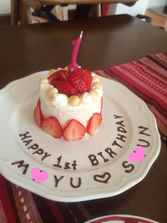 1歳☆バースデーケーキ-レシピのメイン写真