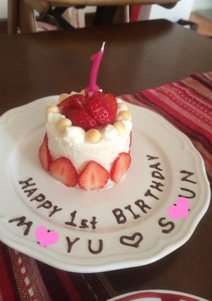１歳☆バースデーケーキ-レシピのメイン写真