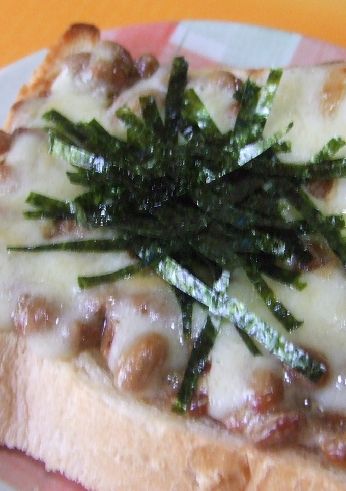 ☆和風☆納豆トースト-レシピのメイン写真