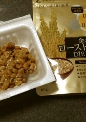 女子に嬉しい☆ローストキヌアな納豆♪-レシピのメイン写真