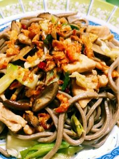 ペペ蕎麦~アンチョビ風味~-レシピのメイン写真