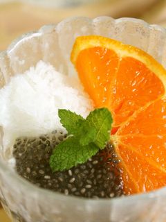 ヘルシー♪チアシードミルクかき氷-レシピのメイン写真