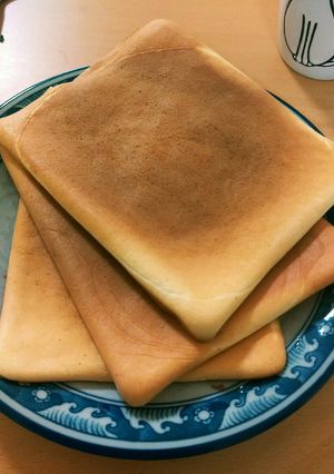 四角い♪もっちりパンケーキ-レシピのメイン写真
