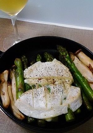 アスパラとエリンギのチーズ焼き♪-レシピのメイン写真