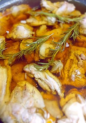 柔らか鶏肉のアヒージョ☆〜簡単！-レシピのメイン写真