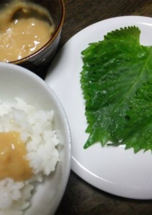 酢味噌と大葉-レシピのメイン写真