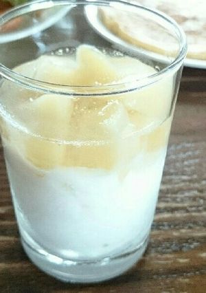 カスピ海ヨーグルトと桃缶アガーゼリー-レシピのメイン写真