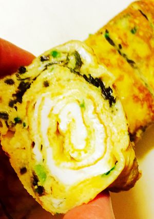 豆腐とほうれん草の卵焼きをアジアン風に-レシピのメイン写真