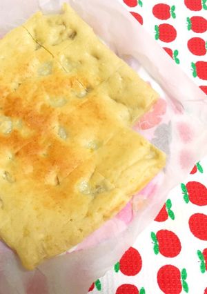 卵不要！超しっとり♡スクエアバナナケーキ-レシピのメイン写真