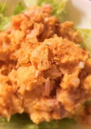 簡単おつまみ☆紅（くれない）のポテサラ-レシピのメイン写真