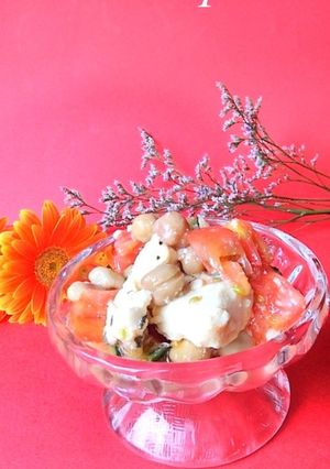 チーズ風豆腐と豆のサラダ-レシピのメイン写真