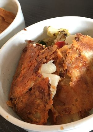 簡単！餃子の王将カリカリチーズ丼-レシピのメイン写真