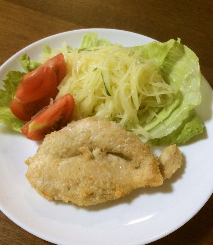 チキンソテー&シャキシャキポテトサラダ-レシピのメイン写真