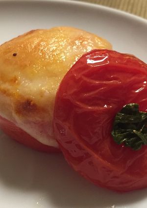 離乳食後期☆チーズとろーりトマトカップ-レシピのメイン写真