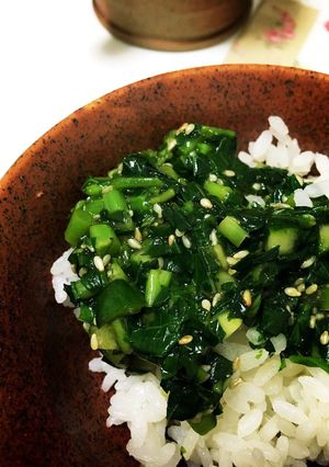 箸が進む♪モロヘイヤご飯-レシピのメイン写真