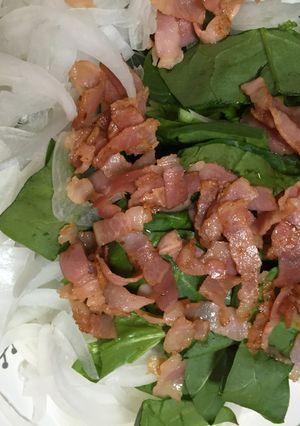 ♬簡単!ほうれん草とベーコンのサラダ♬-レシピのメイン写真