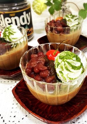 和風カフェオレ寒天-レシピのメイン写真