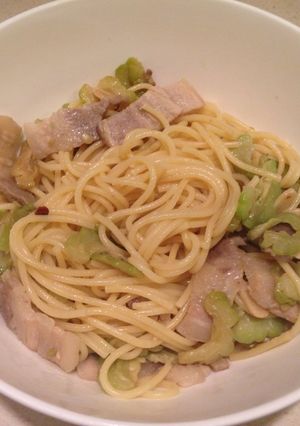 【沖縄】ゴーヤーのペペロンチーノ-レシピのメイン写真