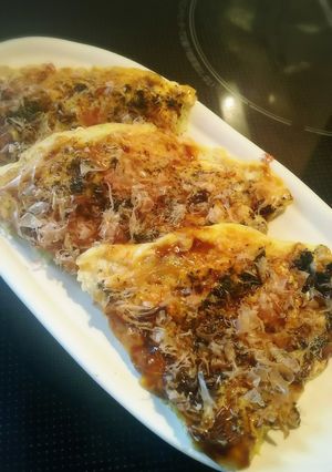 オートミールお好み焼きでダイエット-レシピのメイン写真