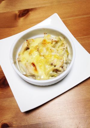 鶏胸肉ともやしのチーぽん焼き♪-レシピのメイン写真