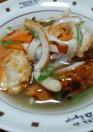 【餃子の王将】パリパリ餃子のあんかけ-レシピのメイン写真