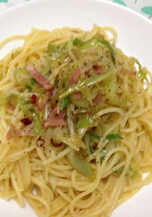 簡単!!ネギのペペロンチーノ-レシピのメイン写真