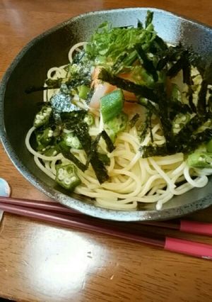 塩辛とおろしのさっぱりパスタ-レシピのメイン写真