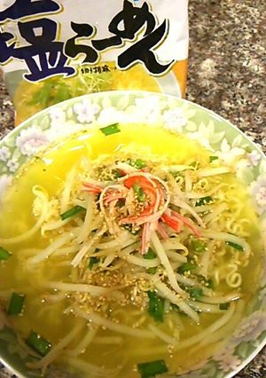 ニラともやしの塩らーめん-レシピのメイン写真