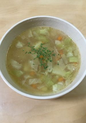 キャベツと根菜のスープ-レシピのメイン写真