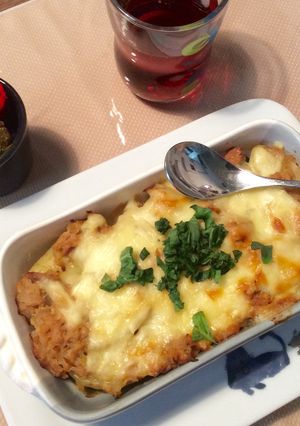 簡単ズッキーニとポテトの味噌マヨグラタン-レシピのメイン写真