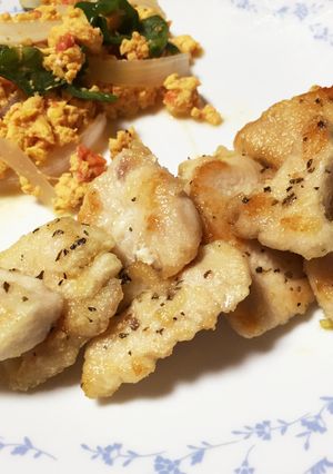 鶏胸肉のバジルチーズ焼き-レシピのメイン写真