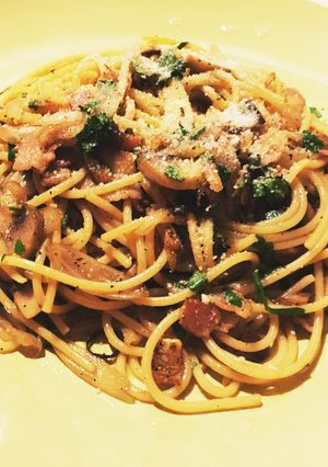 マッシュルームとベーコンのコク旨！パスタ-レシピのメイン写真