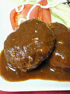 我が家自慢の煮込みハンバーグ☆-レシピのメイン写真