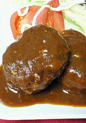 我が家自慢の煮込みハンバーグ☆-レシピのメイン写真